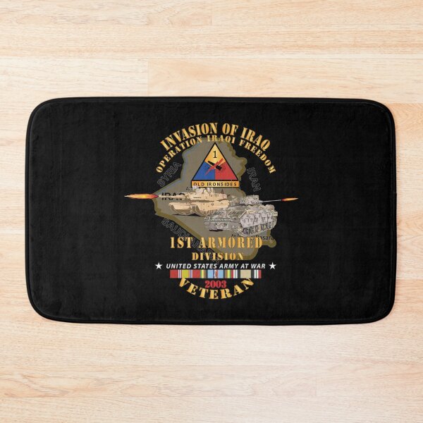 Item preview, Army - 1st Armored Division - OIF - Invasion - 2003 w IRAQ SVC X 300 designed and sold by Military Insignia Products.