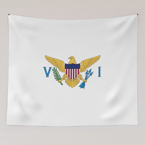 Item preview, Vertical United States Virgin Islands Flag Design designed and sold by NTGUILTY.