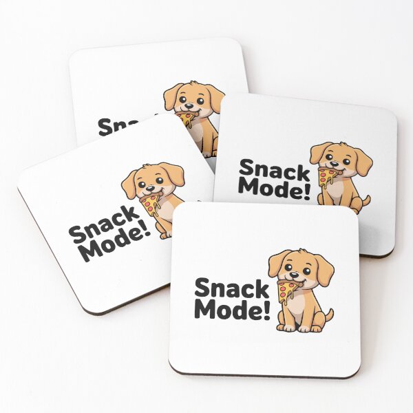 Item preview, Snack Mode! Cute Pizza Dog Pun designed and sold by PMCreative.
