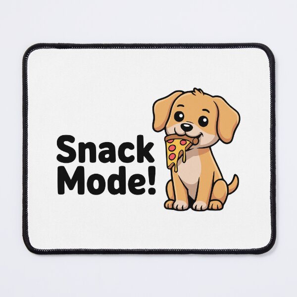 Item preview, Snack Mode! Cute Pizza Dog Pun designed and sold by PMCreative.