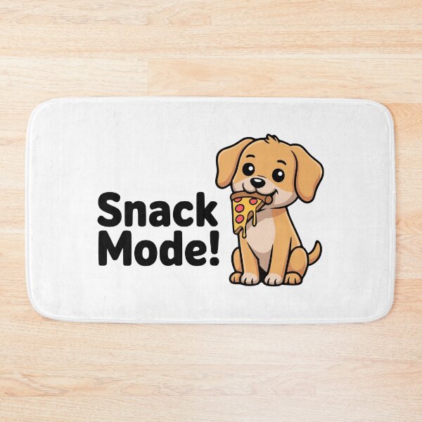 Item preview, Snack Mode! Cute Pizza Dog Pun designed and sold by PMCreative.
