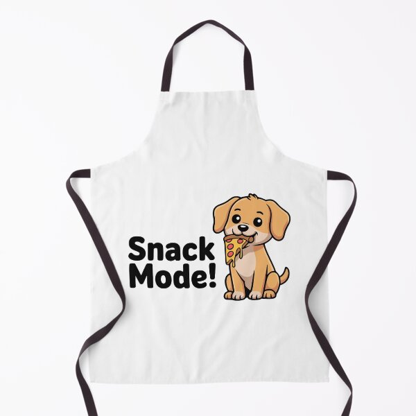 Item preview, Snack Mode! Cute Pizza Dog Pun designed and sold by PMCreative.