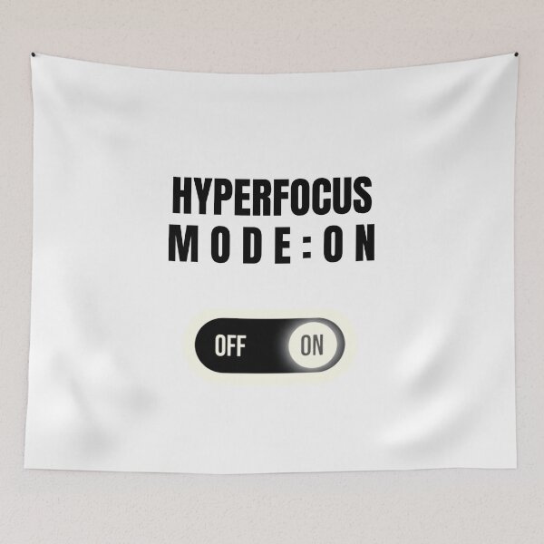 Item preview, Hyperfocus Mode On ADHD Toggle Switch Design designed and sold by kryoarts.