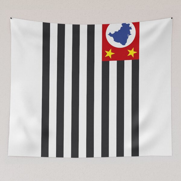 Item preview, Vertical São Paulo Flag Design designed and sold by NTGUILTY.