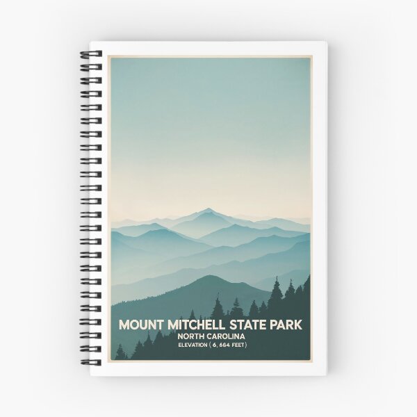 Item preview, Mount Mitchell State Park – Retro Poster designed and sold by bobparduephoto.