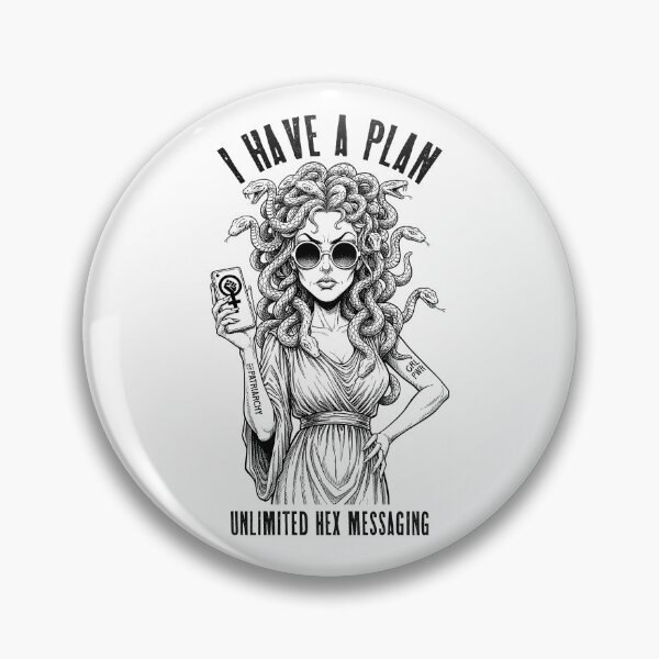 Item preview, Feminist Medusa Funny Unlimited Hex Messaging Plan Woman designed and sold by GrandeDuc.