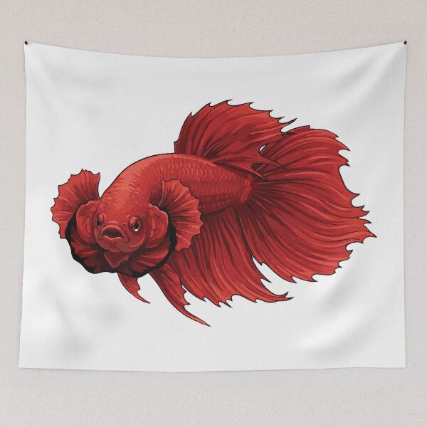 Item preview, Anger Management Issues Funny Betta Fish Flare designed and sold by Petzzz.