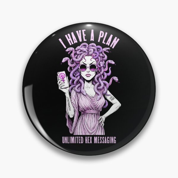 Item preview, Feminist Medusa Funny Unlimited Hex Messaging Plan Woman designed and sold by GrandeDuc.