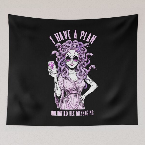 Item preview, Feminist Medusa Funny Unlimited Hex Messaging Plan Woman designed and sold by GrandeDuc.