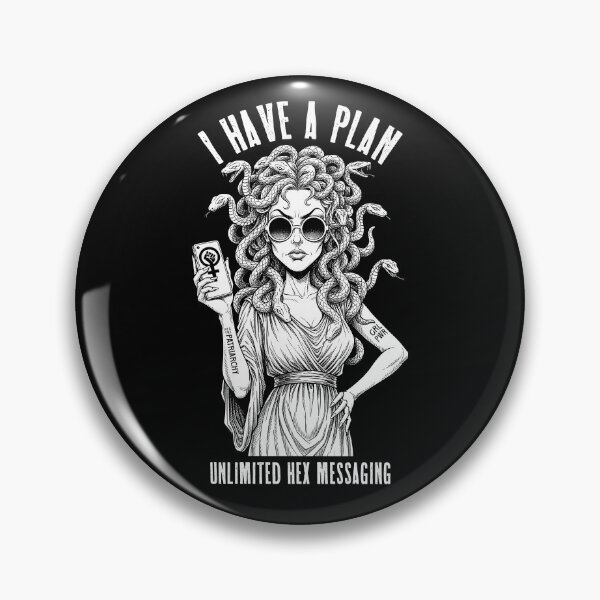 Item preview, Feminist Medusa Funny Unlimited Hex Messaging Plan Woman designed and sold by GrandeDuc.