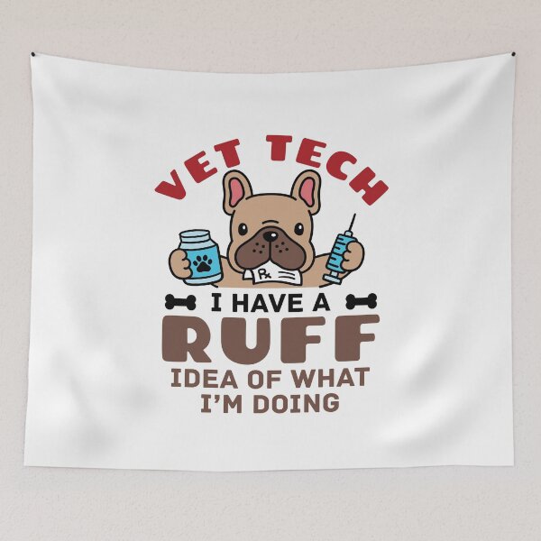 Item preview, Funny Vet Tech Ruff Idea designed and sold by jaygo.
