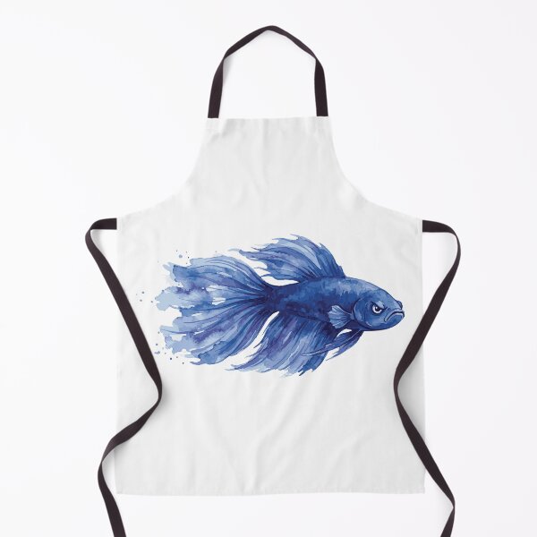 Item preview, Beautiful But Deadly Blue Betta Fish Art designed and sold by Petzzz.