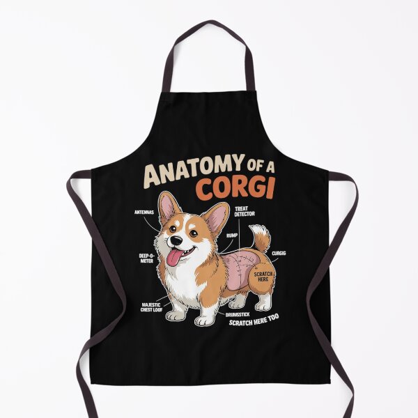 Item preview, Anatomy of A Corgi Pet Dog Lover Men Women Kids designed and sold by MarkLeedsArt.