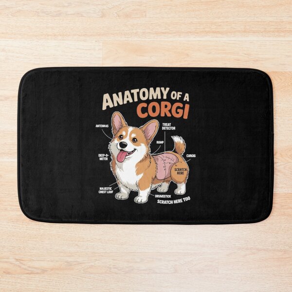 Item preview, Anatomy of A Corgi Pet Dog Lover Men Women Kids designed and sold by MarkLeedsArt.