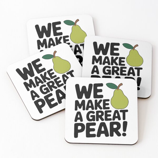 Item preview, We Make A Great Pear! Cute Pear Pun designed and sold by PMCreative.