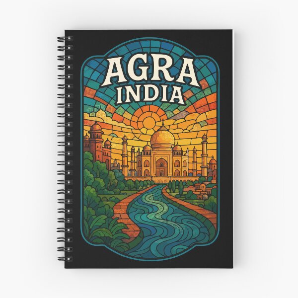 Item preview, Agra Taj Mahal India Stained Glass Art Travel designed and sold by TomFrontierArt.