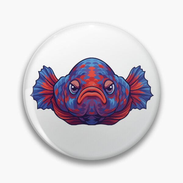 Item preview, Judging You Grumpy Betta Fish Face designed and sold by Petzzz.