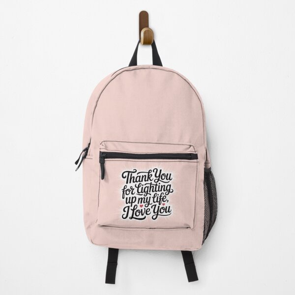 Item preview, Thank You for Lighting Up My Life I Love You – Romantic Valentine Typography Design designed and sold by ABLAT-CREATIONS.