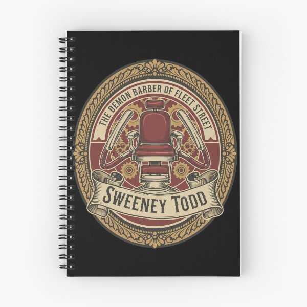 Item preview, Sweeney Todd The Demon Barber of Fleet Street Retro Vintage Logo Art designed and sold by TSE DESIGN.