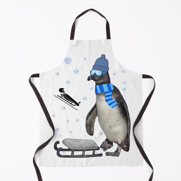 Item preview, Ready for the track – Luge Penguin designed and sold by Katja LebenFreude.