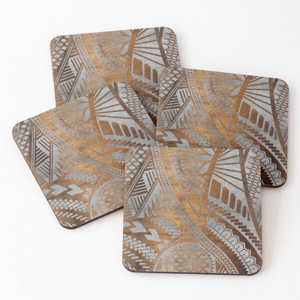 Item preview, Ethnic Geometric Wooden texture pattern  designed and sold by Nartissima.