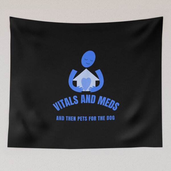 Item preview, Vitals And Meds Then Pets For The Dog Healthcare Worker Life designed and sold by RuperDelois.