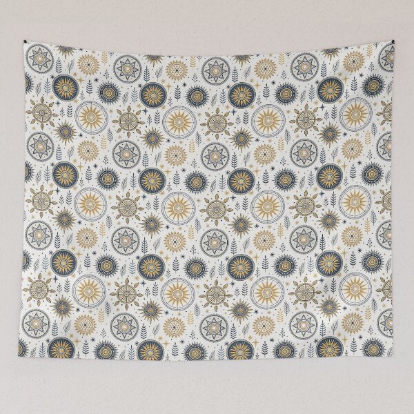 Item preview, Nordic Sun Motifs | Scandinavian Folk Geometry designed and sold by Shuga-Design.