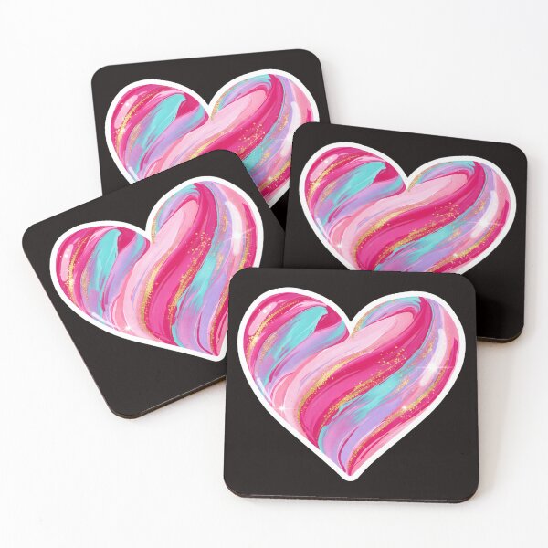 Item preview, Preppy Painted Valentines Day Heart, Brushstroke Valentines, Retro Valentine, Valentine Design designed and sold by DesignDenDo ⭐⭐⭐⭐⭐.
