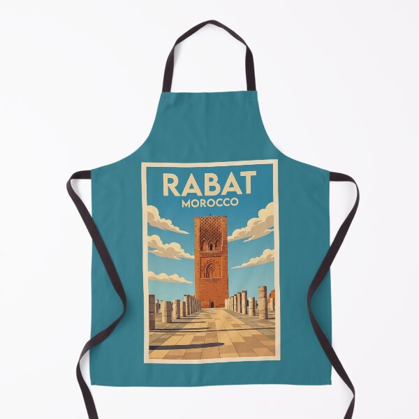 Item preview, Rabat Morocco Illustration Travel Art Vintage designed and sold by KrisSidDesigns.