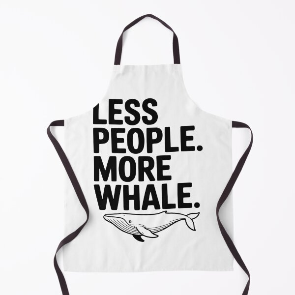 Item preview, Less People. More Whale. designed and sold by Frank Ring.