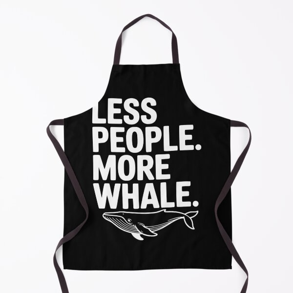 Item preview, Less People. More Whale. designed and sold by Frank Ring.