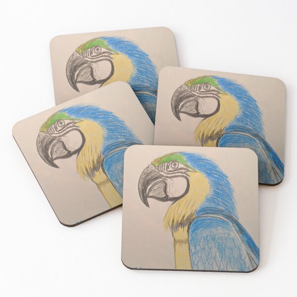 Item preview, Macaw parrot study designed and sold by Matt Starr Fine Art .