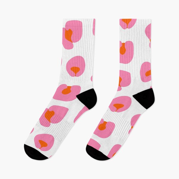 Artikelvorschau, Rosa und orangefarbene Leopardenflecken entworfen und verkauft von OneThreeSix.