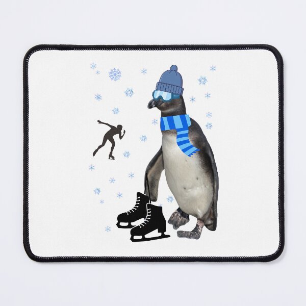Item preview, Speed skater penguin designed and sold by Katja LebenFreude.