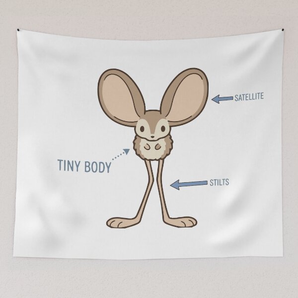 Item preview, Funny Anatomy Of A Jerboa Physics Error designed and sold by Petzzz.