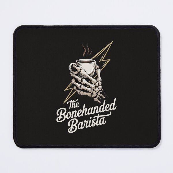Item preview, Bonehanded Barista Skeleton Holding Cup Logo - Dark designed and sold by Bonehanded.