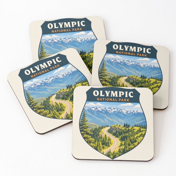 Item preview, Olympic National Park Sticker designed and sold by Gideon Emmerich.