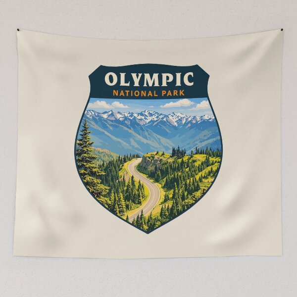 Item preview, Olympic National Park Sticker designed and sold by Gideon Emmerich.