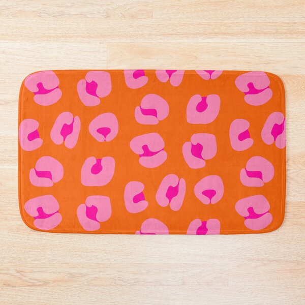 Item preview, Pink Leopard Spots Print on Orange  designed and sold by OneThreeSix.
