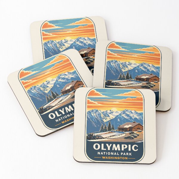 Item preview, Olympic National Park Sticker designed and sold by Gideon Emmerich.