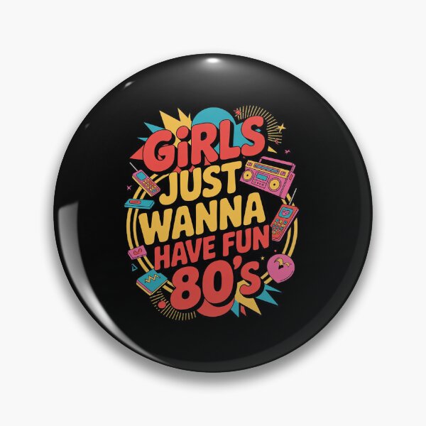 Item preview, 80's Girls Just Wanna Have Fun 1980s Girls 5 designed and sold by angolinnArt.