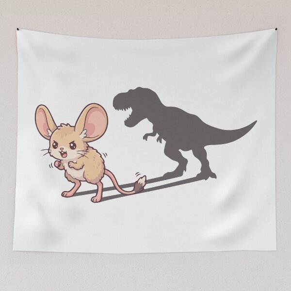 Item preview, Tiny T Rex Mouse Jerboa Dinosaur designed and sold by Petzzz.