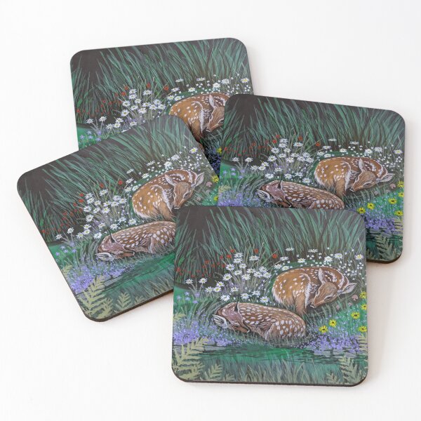 Item preview, Twin Fawns in a Flowering Meadow designed and sold by Matt Starr Fine Art .