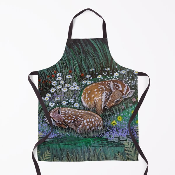 Item preview, Twin Fawns in a Flowering Meadow designed and sold by Matt Starr Fine Art .
