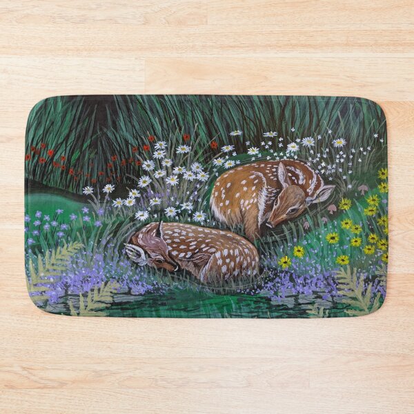 Item preview, Twin Fawns in a Flowering Meadow designed and sold by Matt Starr Fine Art .