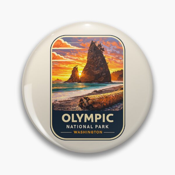 Item preview, Olympic National Park Sticker designed and sold by Gideon Emmerich.