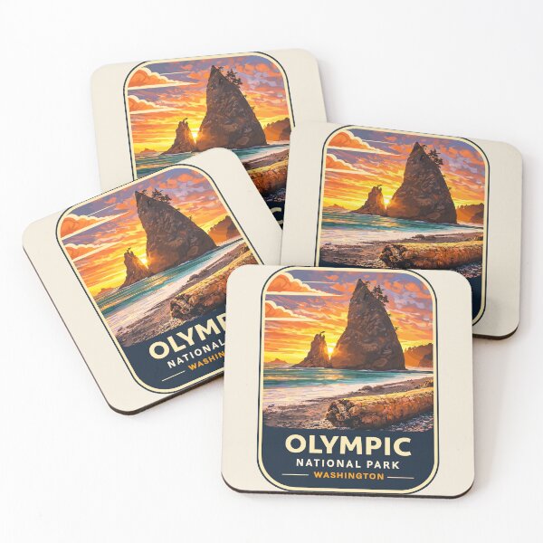 Item preview, Olympic National Park Sticker designed and sold by Gideon Emmerich.