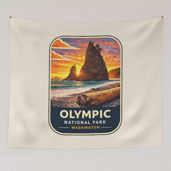 Item preview, Olympic National Park Sticker designed and sold by Gideon Emmerich.