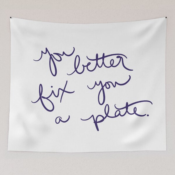 Item preview, You better fix you a plate designed and sold by abeink.