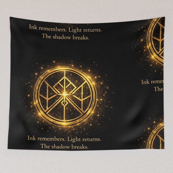Item preview, Shadow Release Sigil - The Healed Form (Ink remembers. Light returns. The shadow breaks.) designed and sold by Midnight-Scribe.